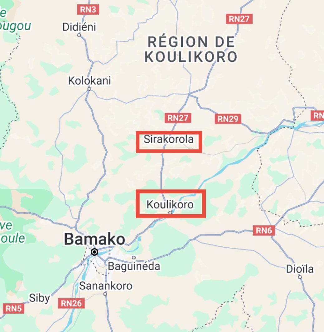 Zone d'opération du JNIM au Mali