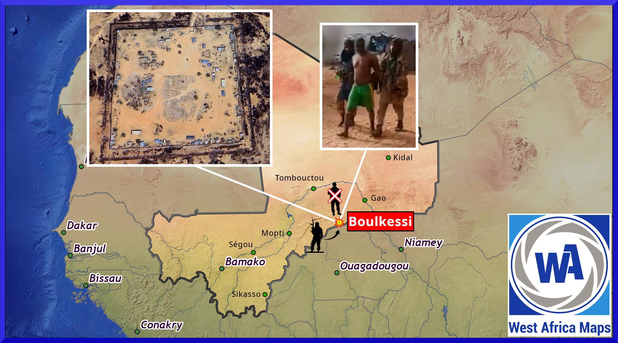 Zone de Boulkessi après l'attaque terroriste
