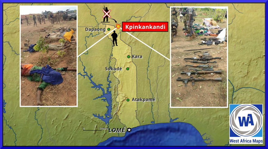 Camp militaire de Kpinkankandi au Togo après l'attaque