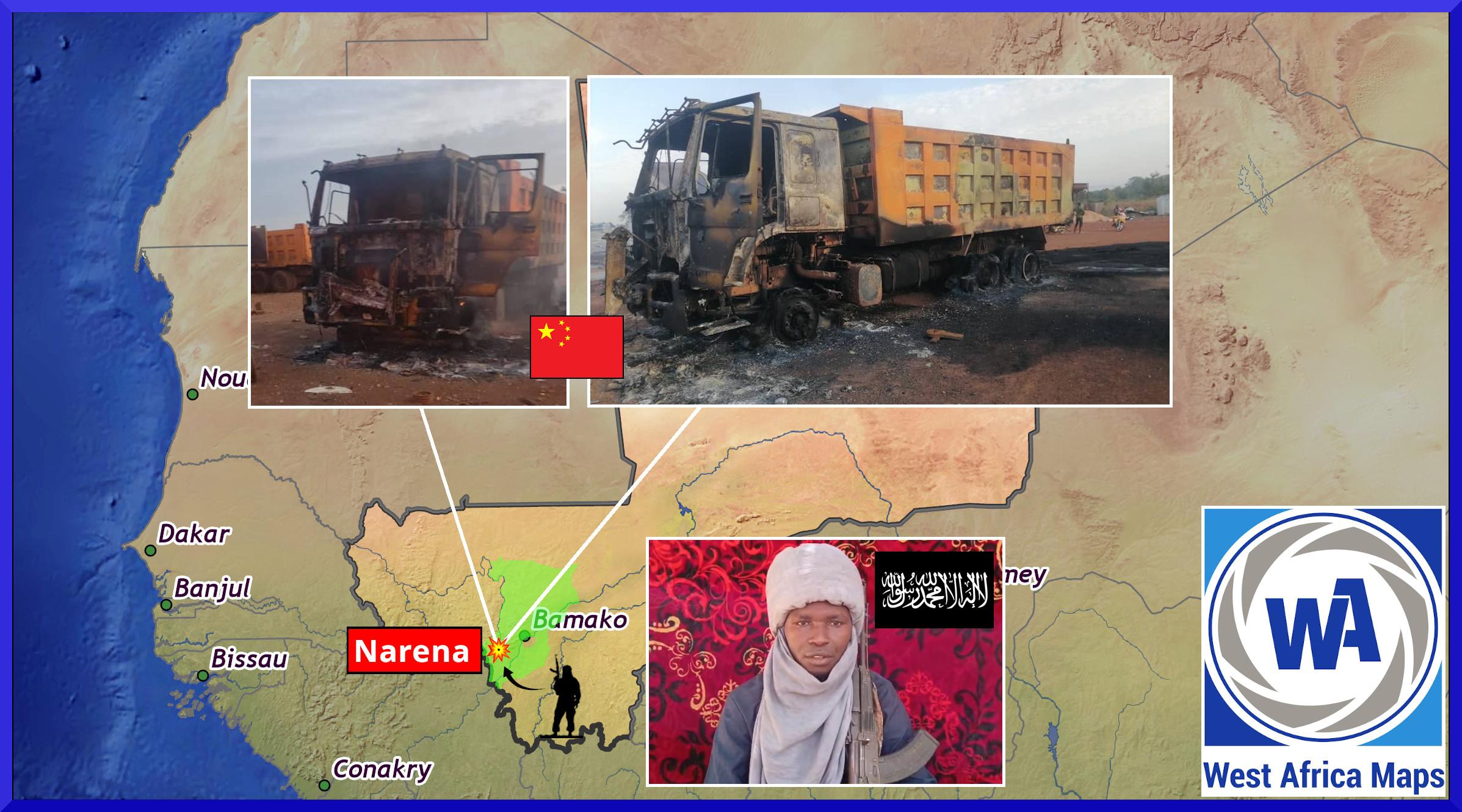 Site minier attaqué à Narena au Mali