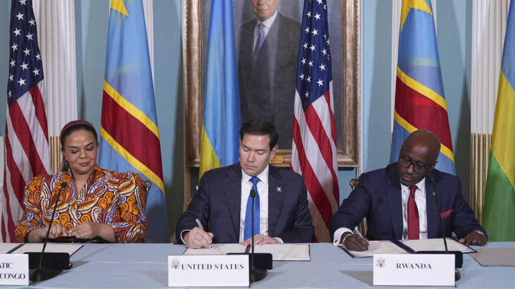 Signature préliminaire de l'accord RDC-Rwanda à Washington