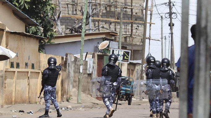 Forces de l'ordre déployées à Lomé