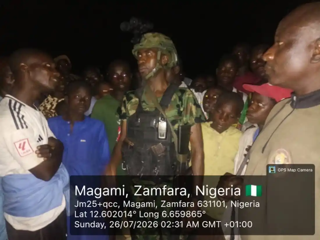 Secours d'otages au Nigeria par les troupes de la Force opérationnelle conjointe du Nord-Ouest