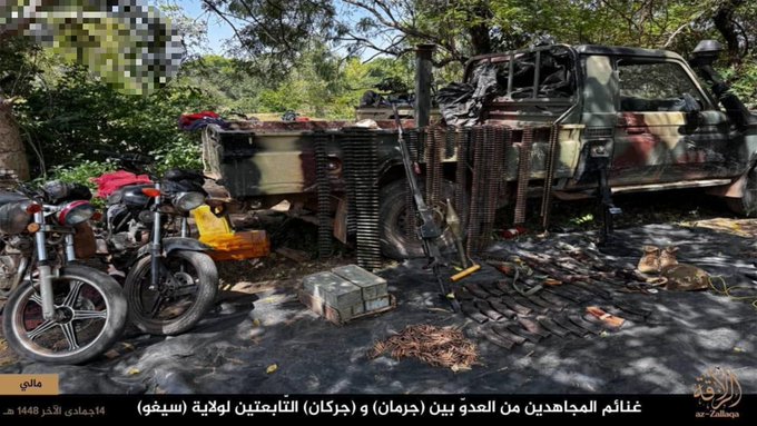 Embuscade du JNIM contre l'armée malienne dans la région de Ségou