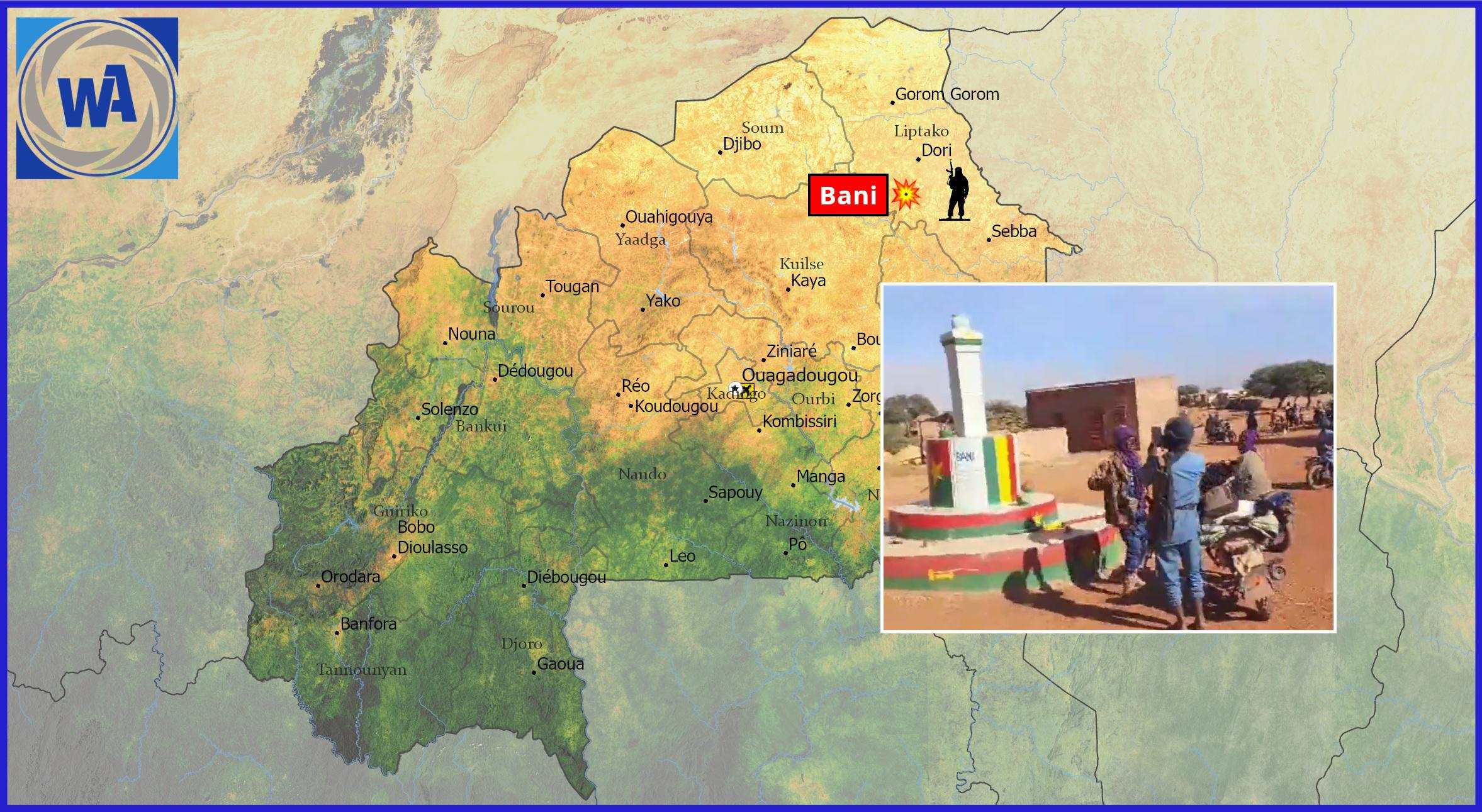 Prise de contrôle de Bani par la Katiba Hanifa au Burkina Faso