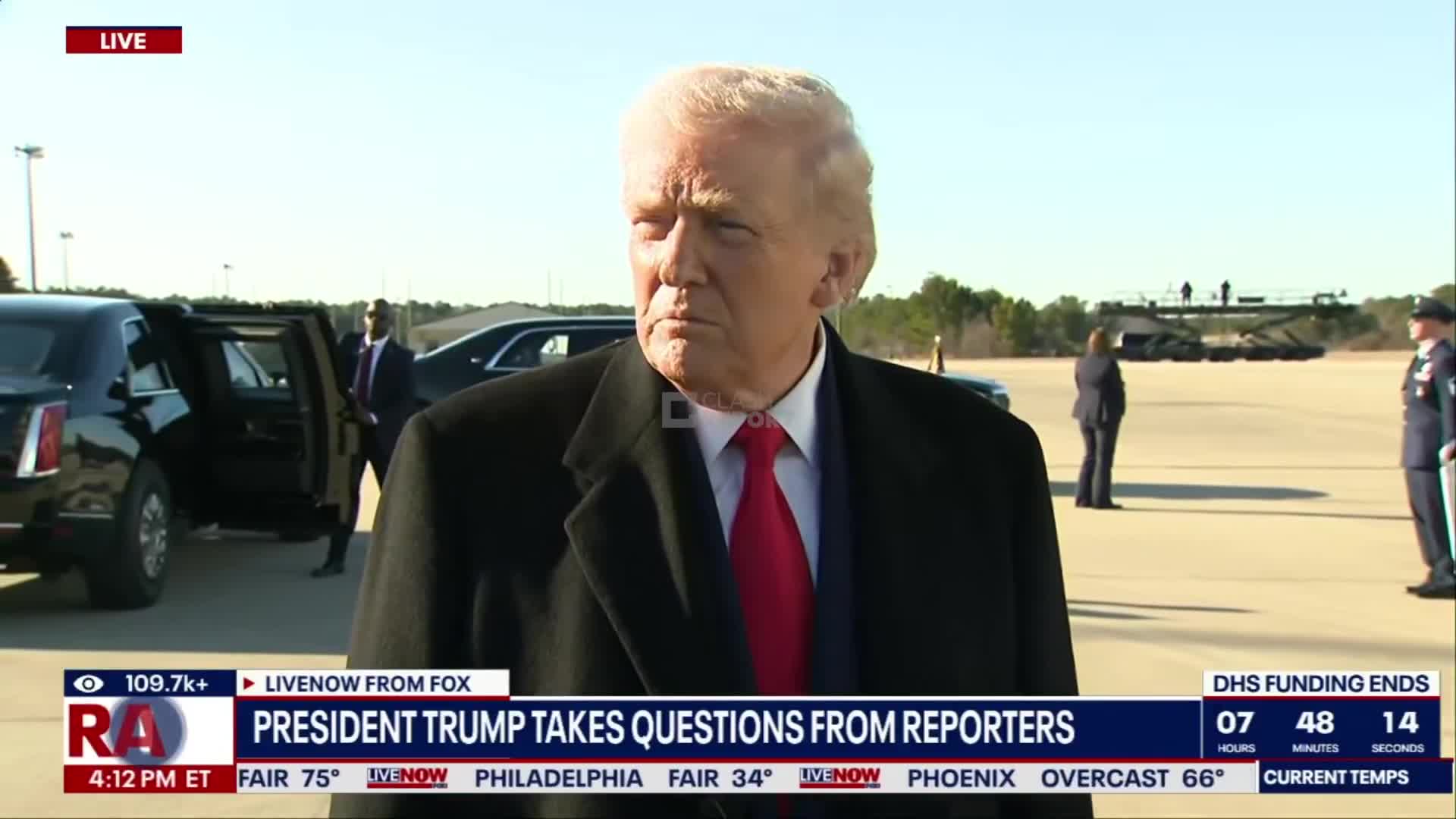 Trump à propos de l'Iran