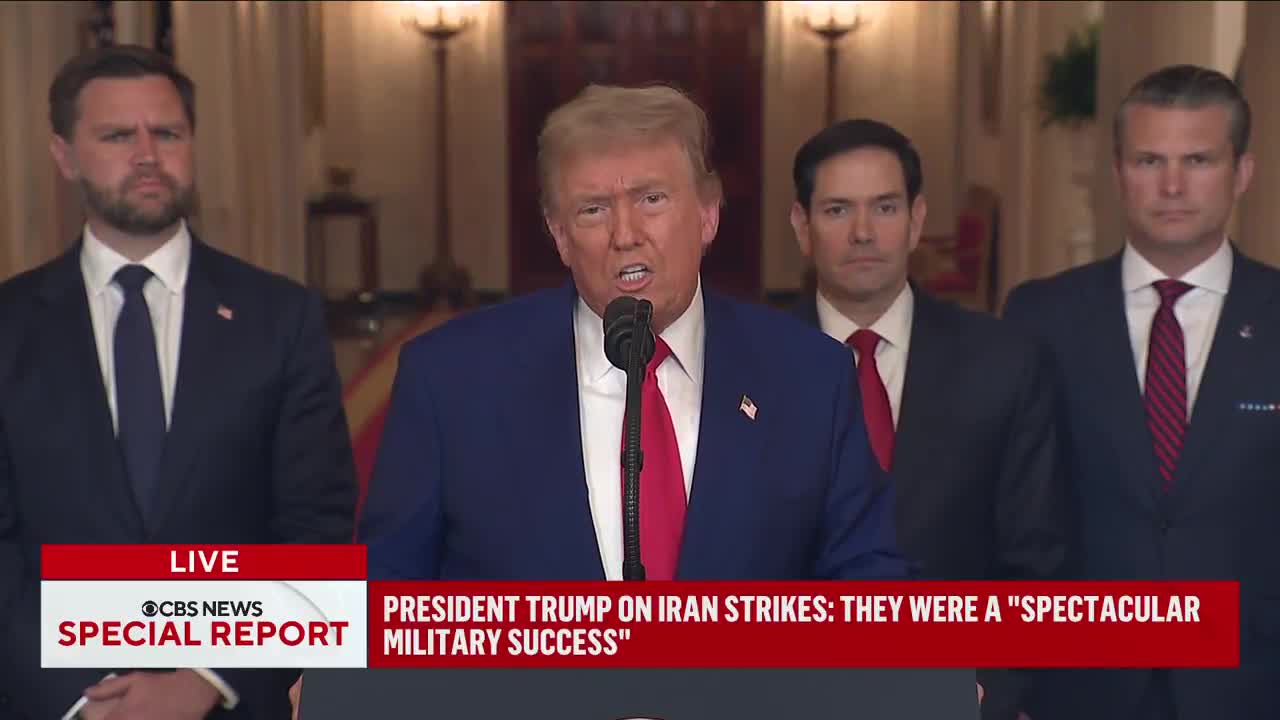 Trump avertit l'Iran après les frappes aériennes