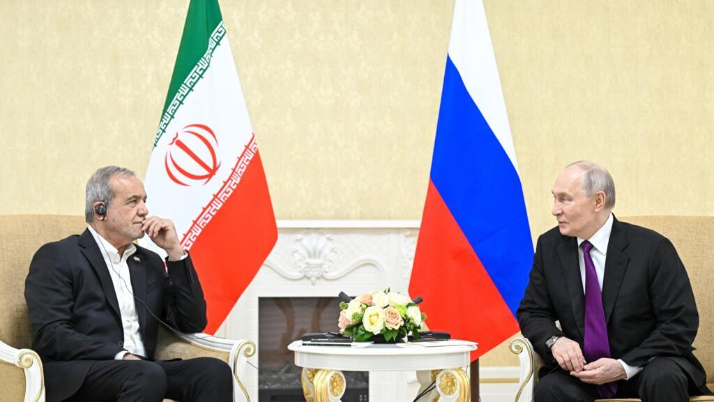 Poutine et le président iranien à Moscou