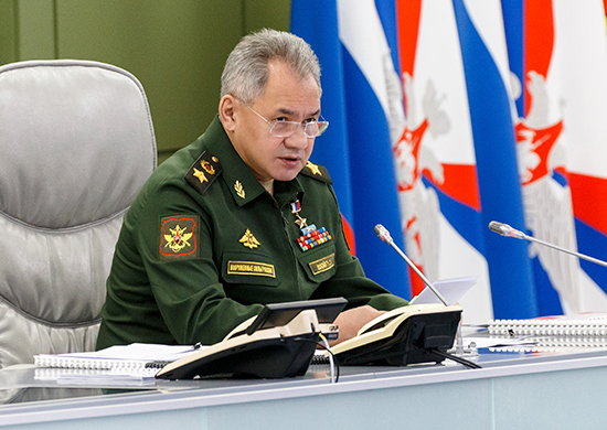 Ministre russe de la Défense lors d'une conférence