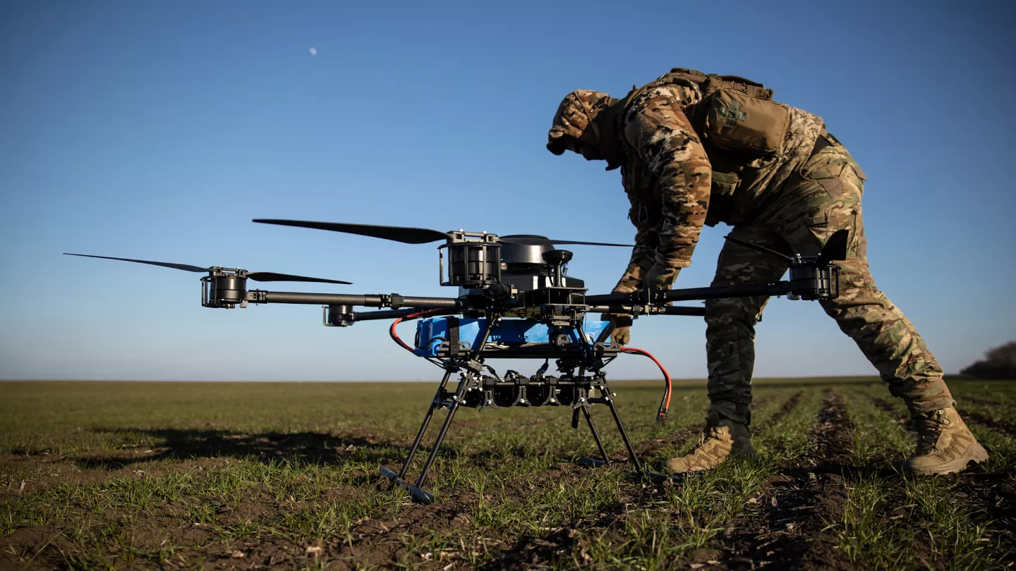 Technologie anti-drones ukrainienne Sky Map