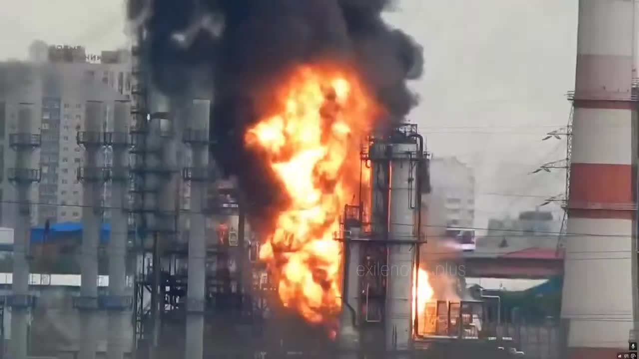 Image d'illustration des frappes ukrainiennes contre la raffinerie de Kapotnya