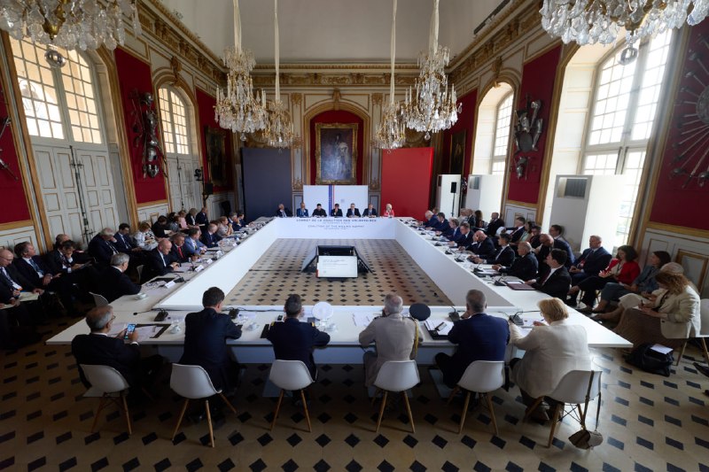 Image d'illustration de la réunion de la Coalition des volontaires à Paris