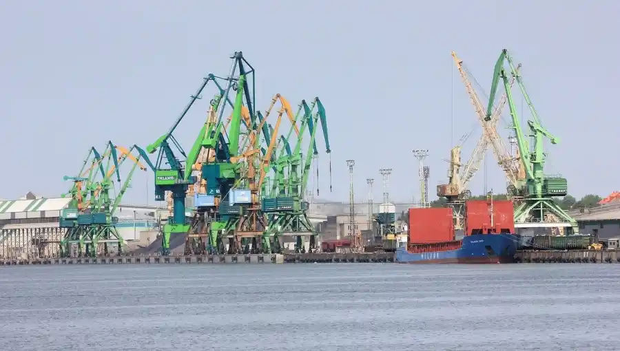 Image d'illustration de la fermeture des ports lituaniens au transit de potasse bélarusse