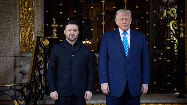 Image d'illustration de la rencontre entre Zelensky et Trump