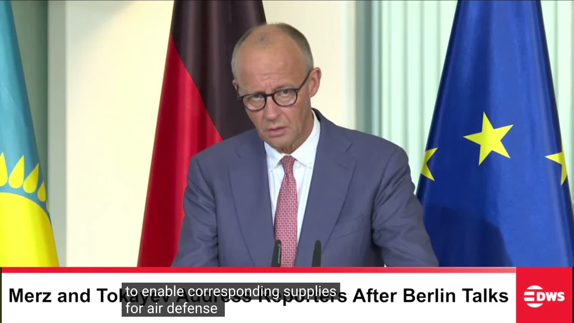 Image d'illustration du chancelier allemand Friedrich Merz et de son discours sur l'Ukraine