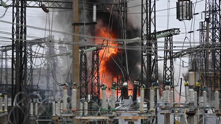 Image d'illustration des dégâts causés par une attaque russe à Kyiv